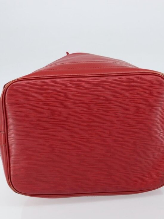LOUIS VUITTON Epi Noe Shoulder Bag Red M44007 LV Auth 157255 - Picture 6 of 16
